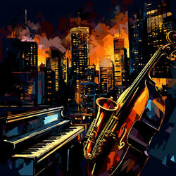 Skyscraper Jazz Electric Vibes