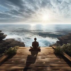 Silenciosa Corriente Para Una Meditación Calma