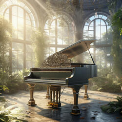 Piano Ruins Moonlight Harmony
