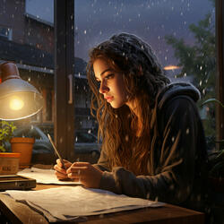 Nana Somnolienta De La Luz De La Chimenea