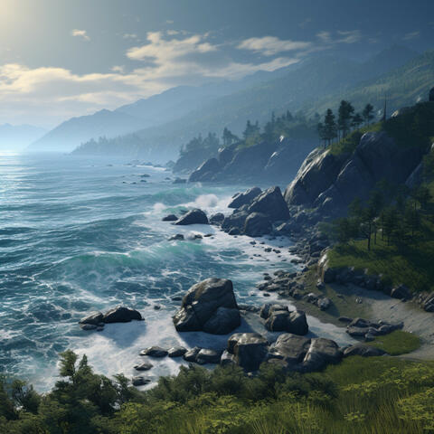 Ocean's Melody: Relaxing Ambient Waves