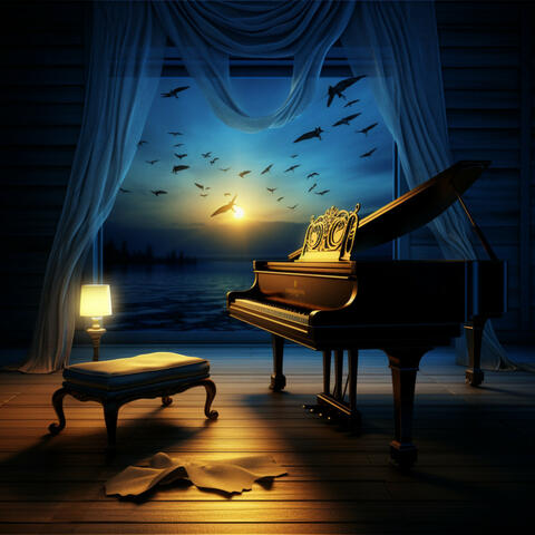Sleep Melodies: Piano in Moonlit Serenity