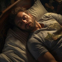 Night's Calming Touch in Sleep's Song