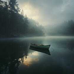 Evening's Serenity in Soft Tones