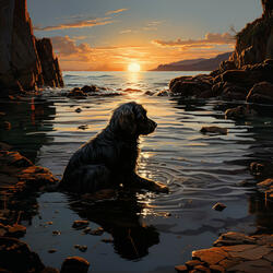 Armonía Del Océano Relajante  Para Mascotas