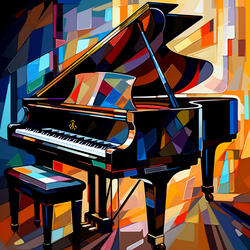 Radiant Echoes Jazz Piano