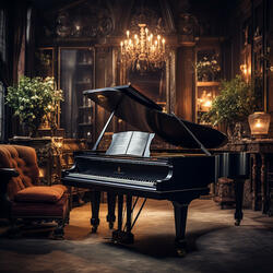 Resonant Jazz Piano Waves