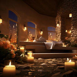 Fiery Spa Flames