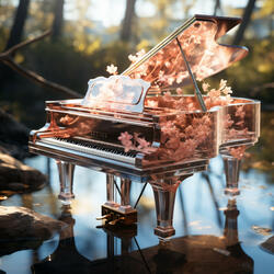 Eco Del Ritmo Del Piano En El Yoga