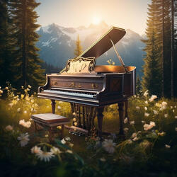 Piano Canvas Artistic Tunes