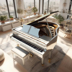 Piano's Soothing Feline Tunes