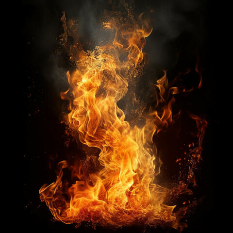 Fire's Lullaby: Calming Flames for Deep Sleep