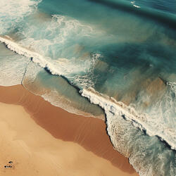 Tranquil Ocean in Eternal Rhythm