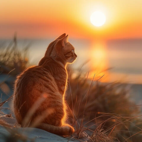 Relajación Oceánica Para Gatos: Melodías Tranquilas Del Mar