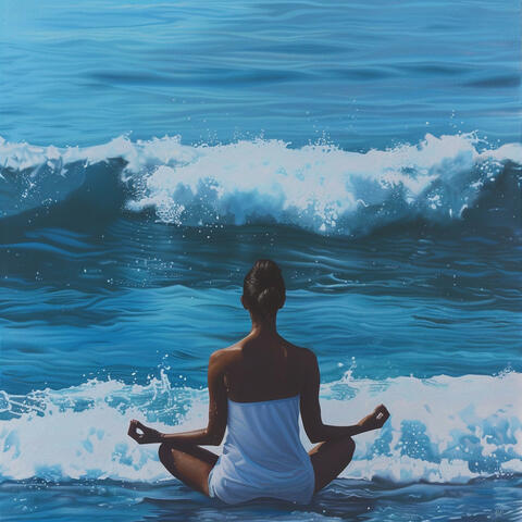 Serenidad De La Meditación Del Océano: Armonías Pacíficas De Las Olas