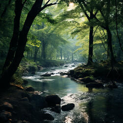 Yoga's Peaceful Waters in Focus