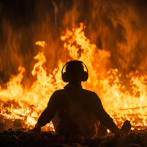 Relaxation's Soothing Blaze: Warmth of Fire