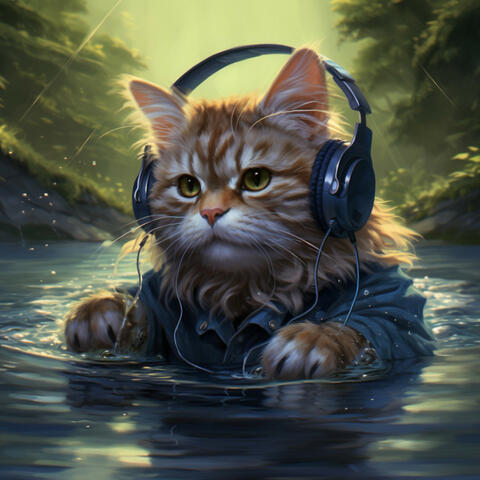 Quiet Waters: Cats Stream Serenity