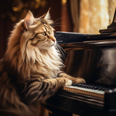 Piano Whiskers: Cats Elegant Waltz