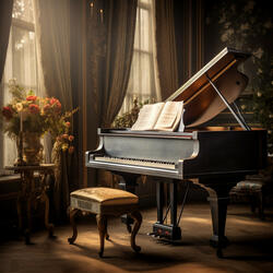 Serene Piano Lullaby in Starlight