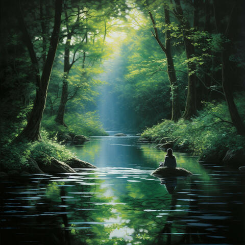 Relaxation by the River: Gentle Waters