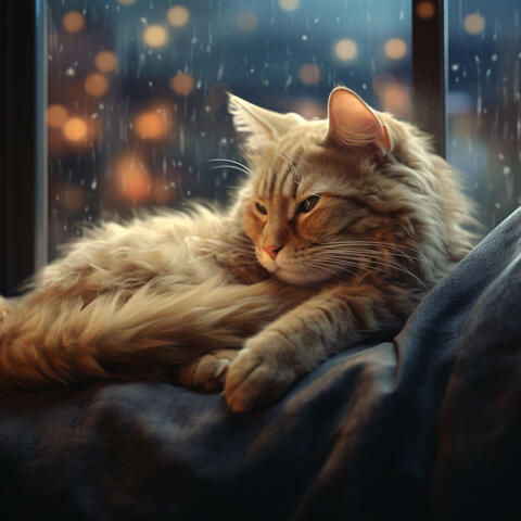 Lluvia Tranquila Para Mascotas: Ambiente De Agua Tranquila Para La Relajación