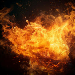 Fire's Gentle Song for Newborns