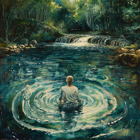 Meditation by Stream: Flowing Harmony