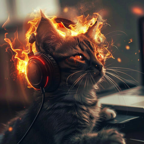Fire Whiskers: Cats Melodic Tunes