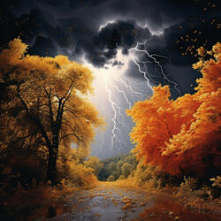 Thunder's Soft Echo in Dreams