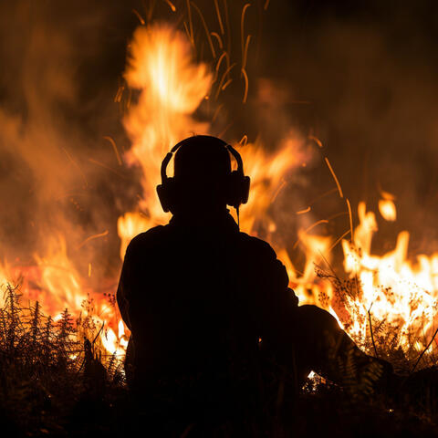 Music and Fire: Relaxation Harmony Melody