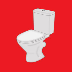 The sound of the toilet flushing 25