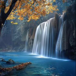 Olas De Luz Lunar Acariciando La Orilla