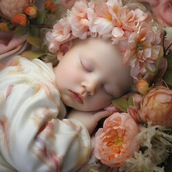 Baby Sleeps in Soft Rhythms