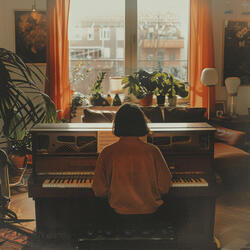 Piano En La Armonía Del Anochecer