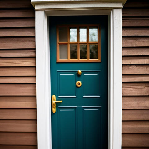 The sound of knocking on the door