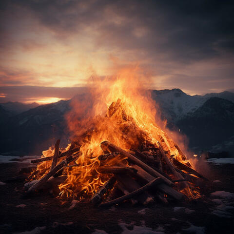Flickering Flames: Calming Tunes for Fire Ambience