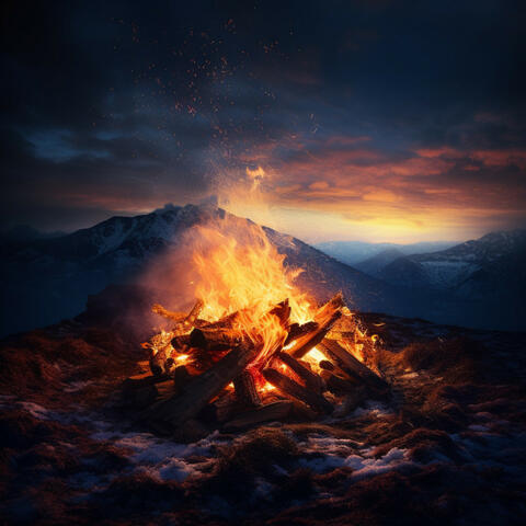 Fire's Gentle Glow: Music for Peaceful Evenings