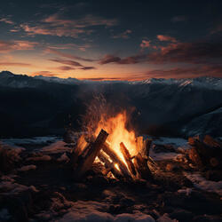 Tranquil Fire Illuminates Zen Path