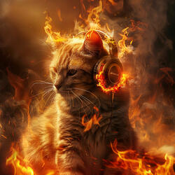 Soothing Flames for Feline Ears