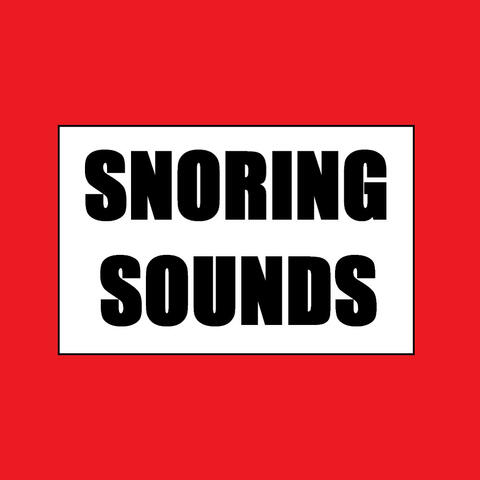 Snoring sounds