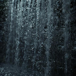 Binaural Raindrops for Zen Calm