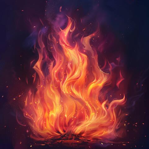 Deep Binaural Fire: Crackling Flame Ambience
