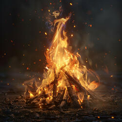 Deep Sleep Binaural Crackles by the Fire