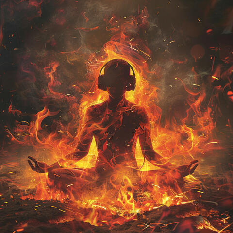 Fire Meditation: Serene Embrace