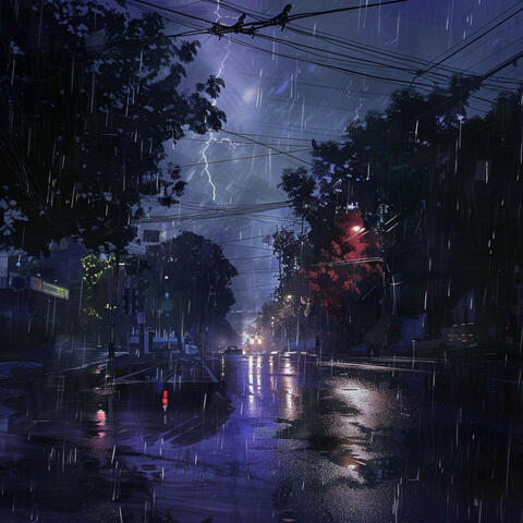 Binaural Rain Ambience: Thunder Echoes for Relaxation