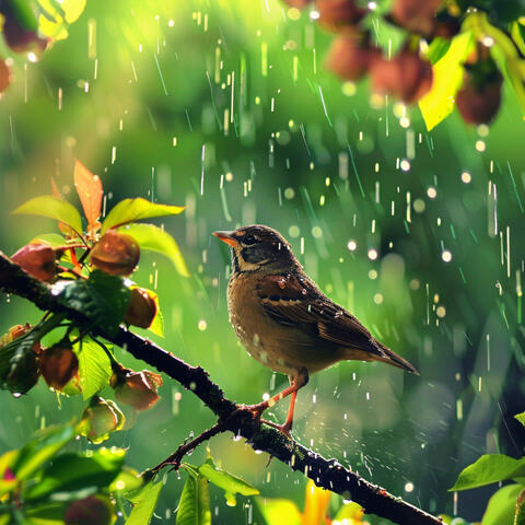 Rain Symphony: Binaural Birds for Sleep - 80 88 Hz