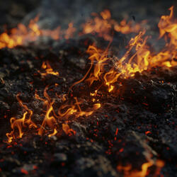 Soft Firelight Calming Ambience
