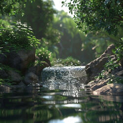 Gentle Stream for Unwinding