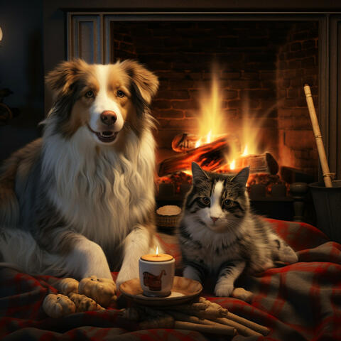 Resplandor Reconfortante: Calma Del Fuego Para Mascotas